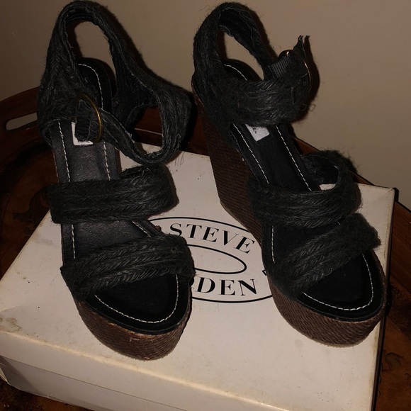 Steve Madden Wedge Sandals - Picture 1 of 4